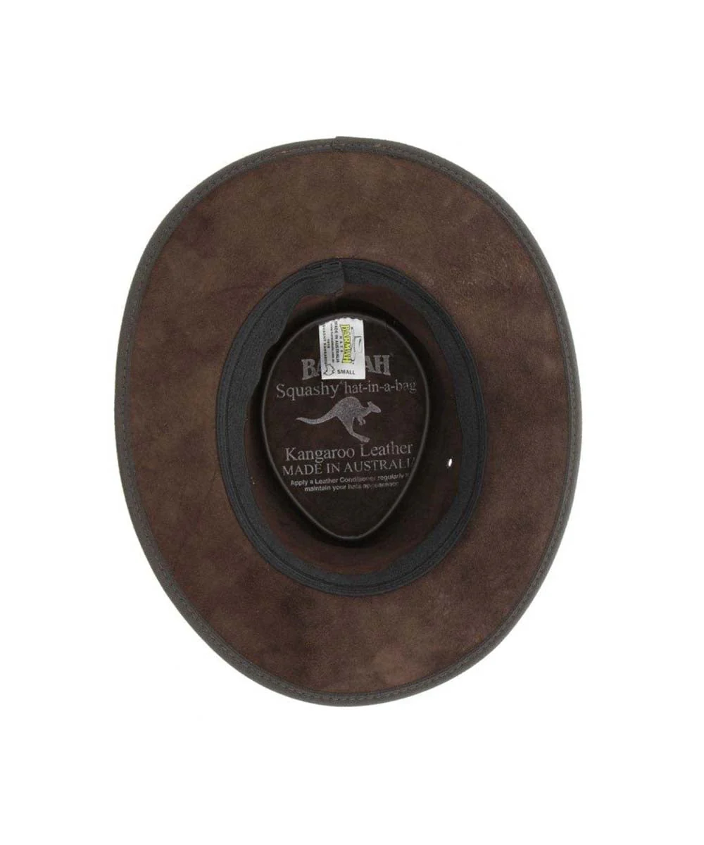 Barmah Squashy Roo Leather Hat - Image 2