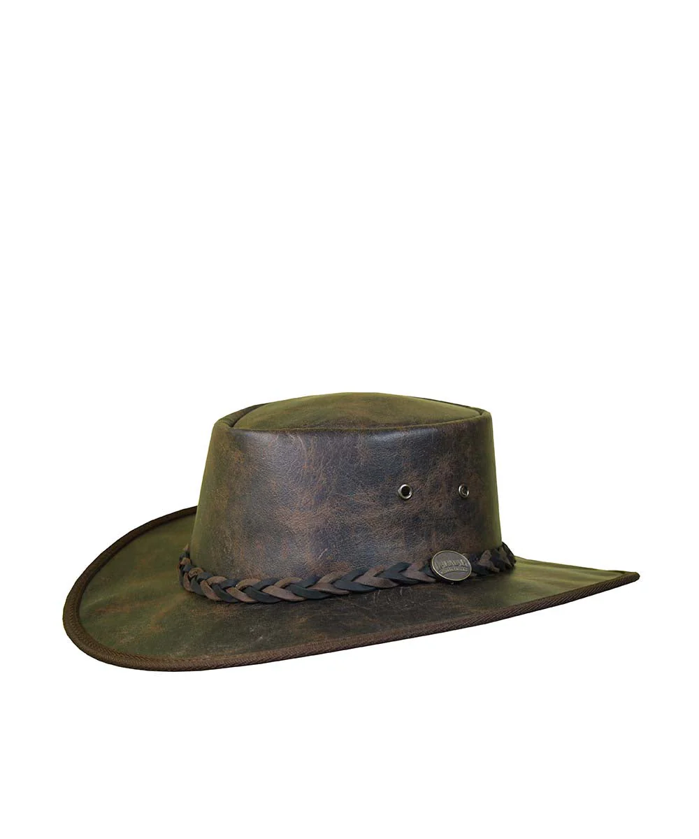 Barmah Squashy Roo Leather Hat - Image 5
