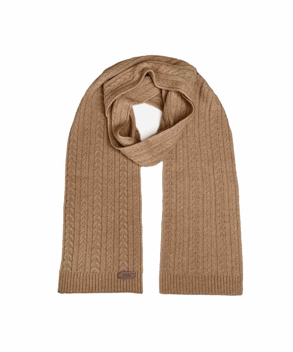 Cashmere UGG Cable Scarf - Image 6
