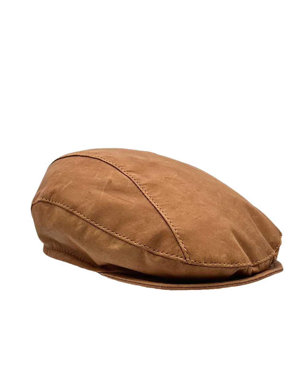 Jacaru Drivers Roo Leather Cap - Image 4