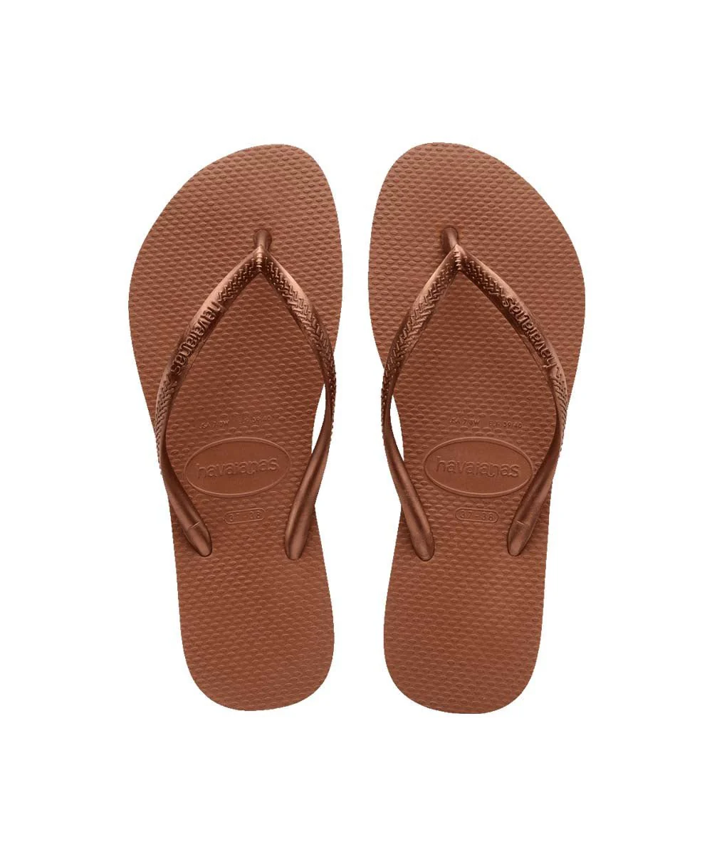 Havaianas Women's Slim Metallic Thongs - Image 14