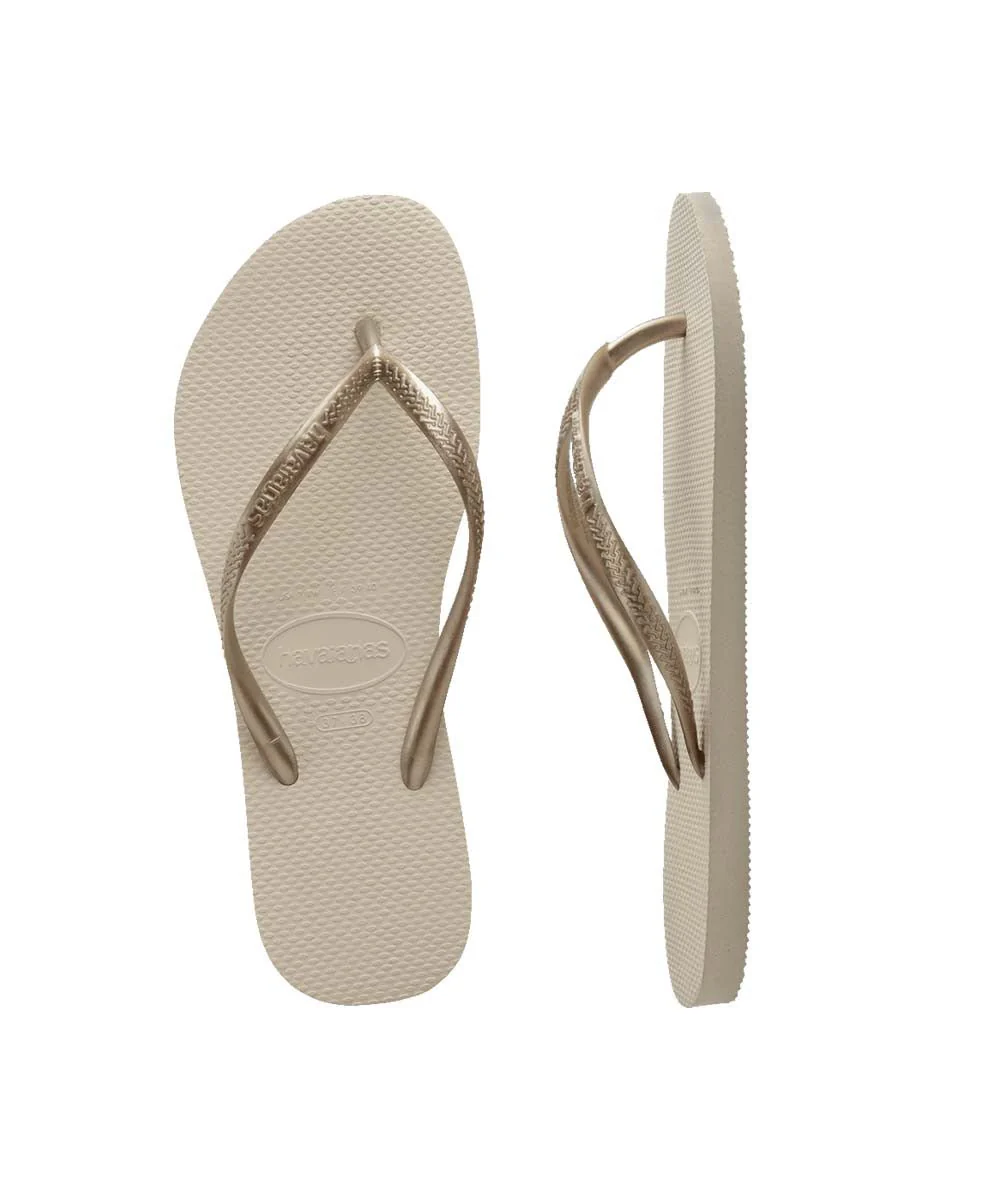Havaianas Women's Slim Metallic Thongs - Image 6