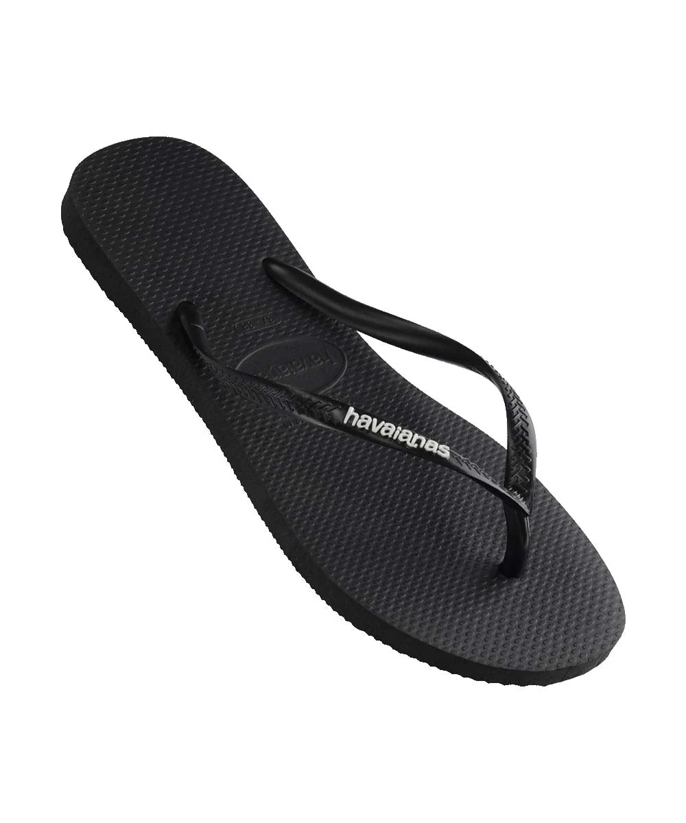 Havaianas Women's Slim Rubber Logo Thongs - Image 3