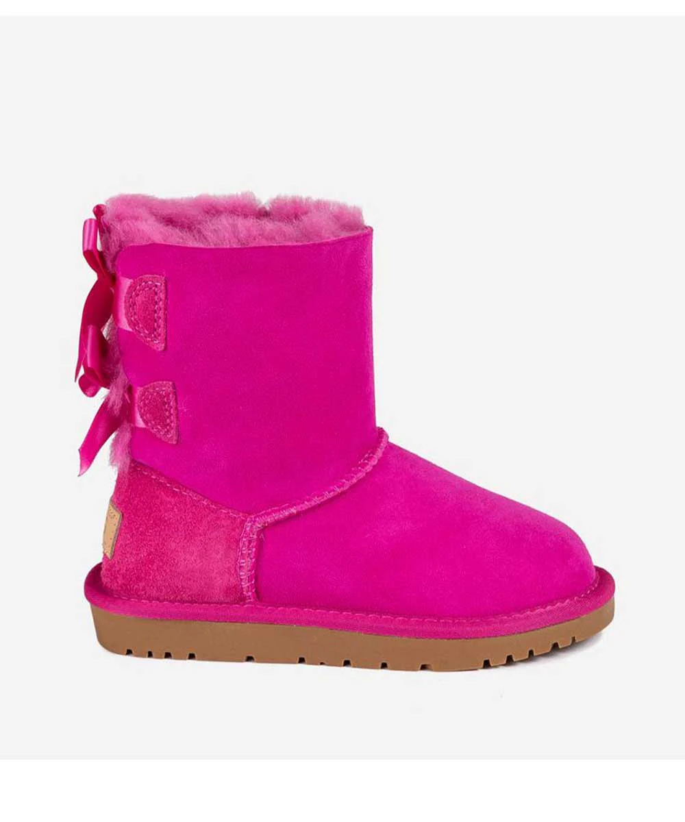 Kid’s UGG 2 Ribbon Boots - Image 11