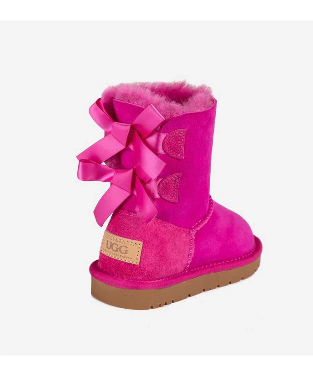 Kid’s UGG 2 Ribbon Boots - Image 12