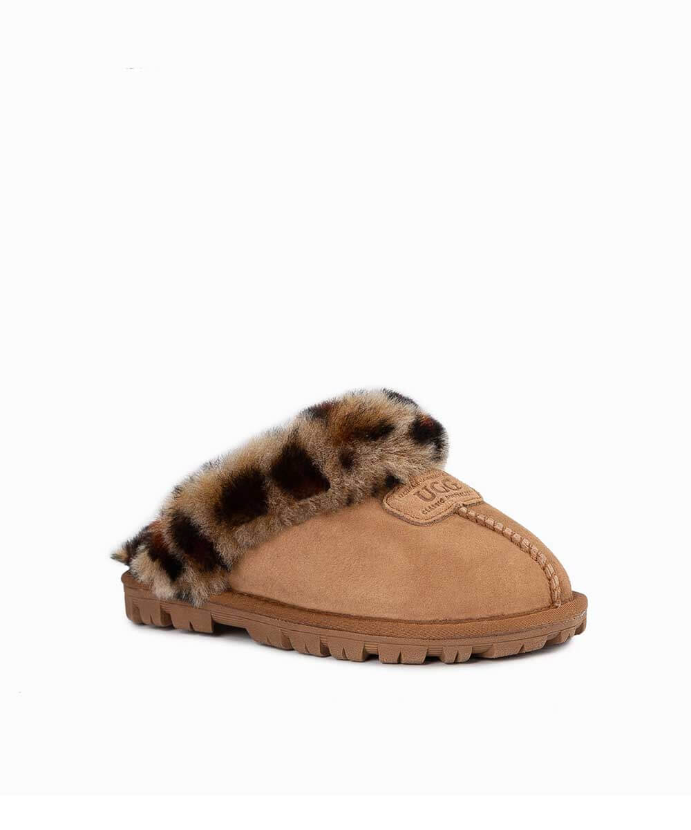Kid’s UGG Leopard Scuff - Image 2