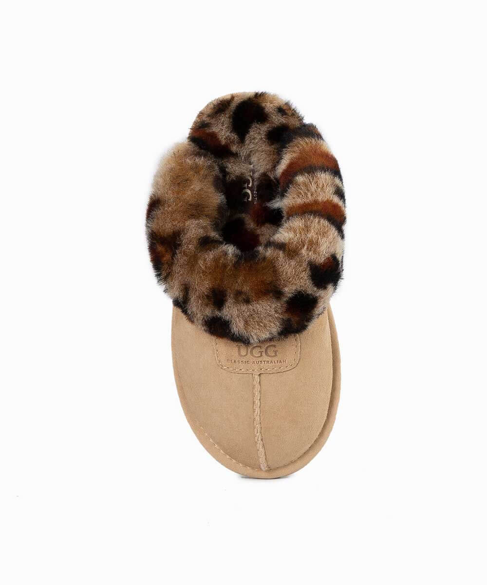 Kid’s UGG Leopard Scuff - Image 9