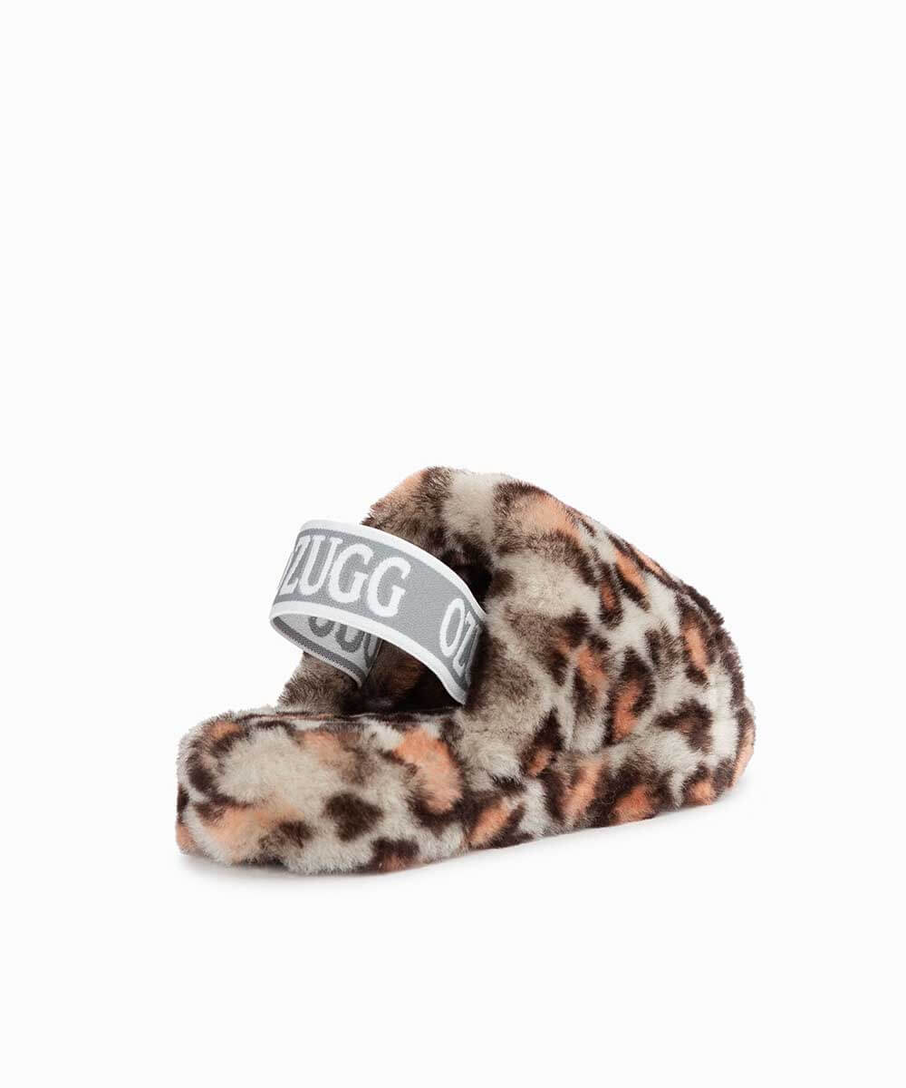 Kid’s UGG Snugg Leopard Slide - Image 3