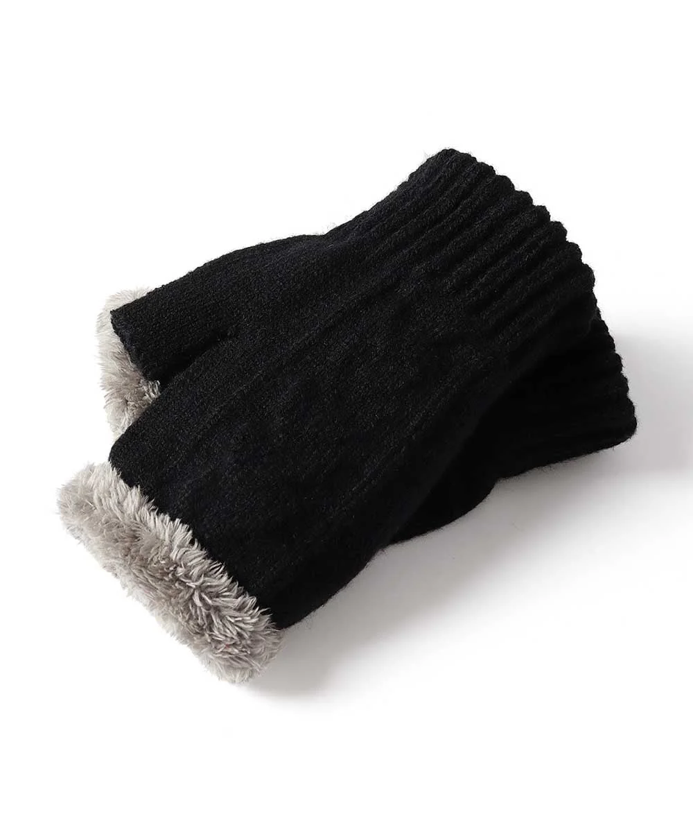 Fingerless Plush Gloves - Image 7