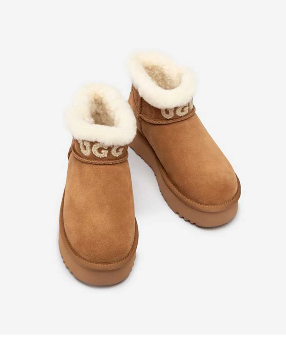 Women's UGG Logo Platform Boot - Image 4
