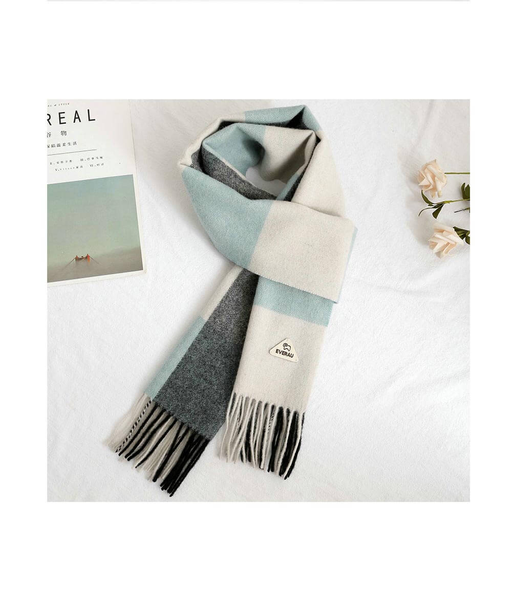 Wool Tartan Scarf - Image 5